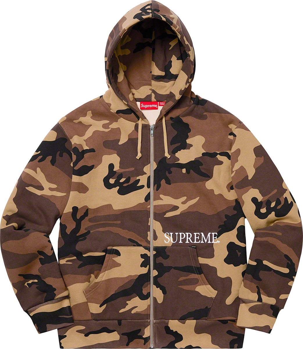 Thermal Zip Up Hooded Sweatshirt view 7